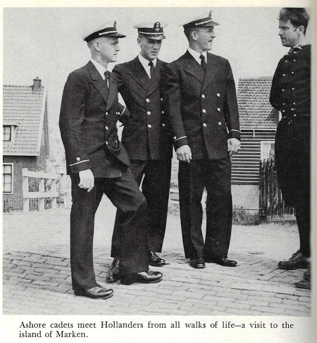 Sailing U.S. Coast Guard Eagle 1955 - Page 176 Cadets in Denmark