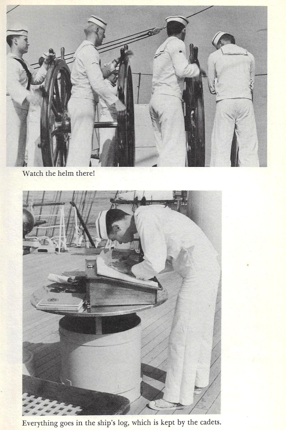 Sailing U.S. Coast Guard Eagle 1955 - Page 66 Cadets Log