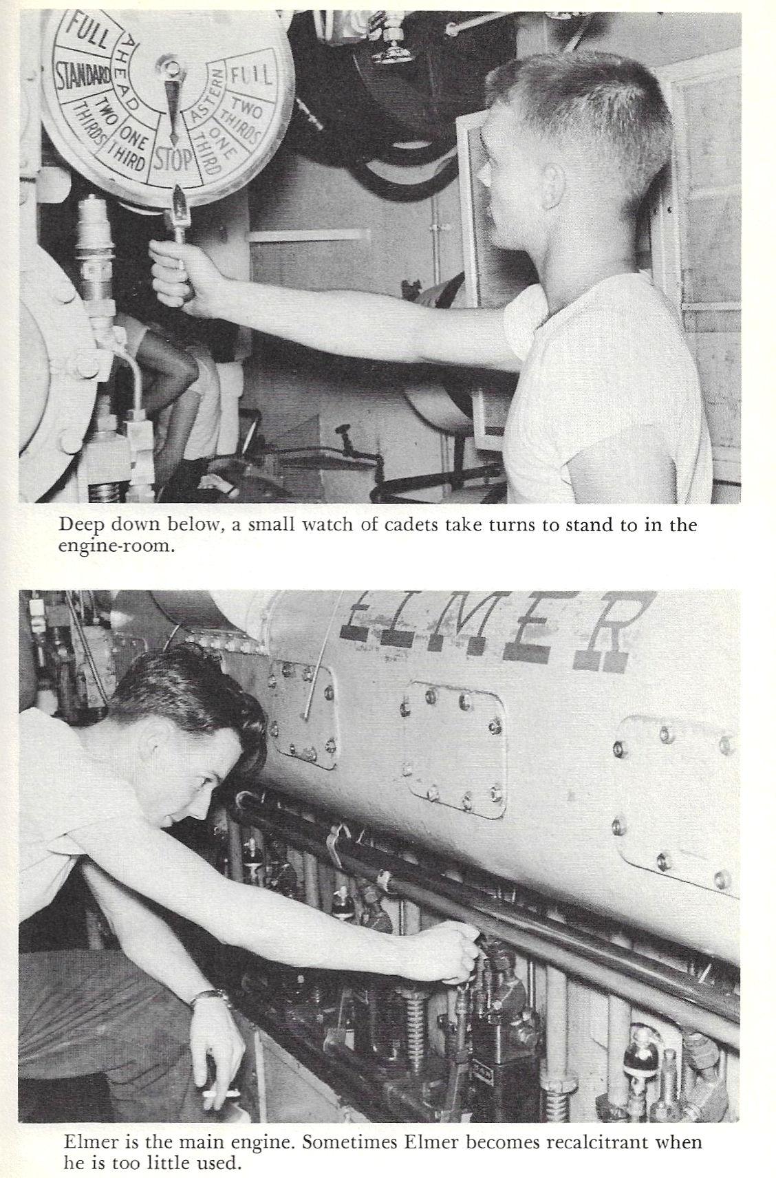 Sailing U.S. Coast Guard Eagle 1955 - Page 75 Engine Room