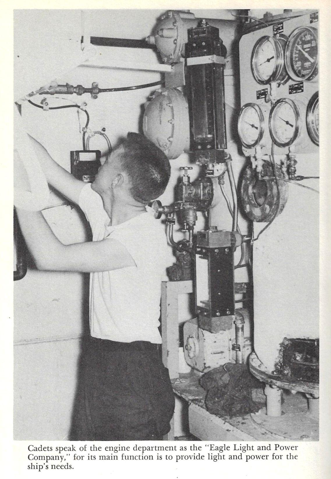 Sailing U.S. Coast Guard Eagle 1955 - Page 76 Engine Room